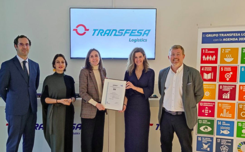 Transfesa Logistics, first company in the railway sector to achieve AENOR ‘Zero Waste’ Certification